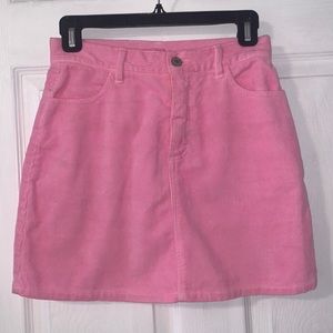 Brandy Melville John Galt Corduroy Button Up Skirt